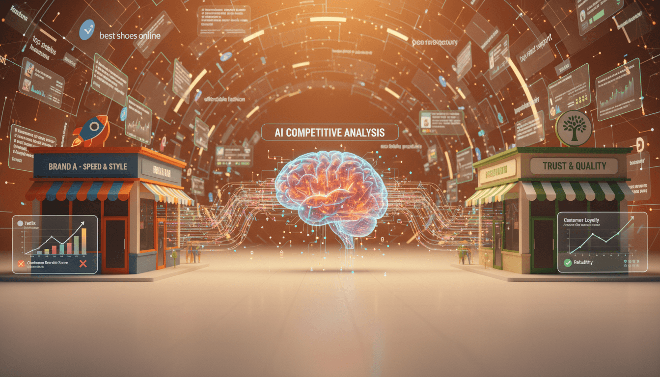 Hero image for AI-Powered Competitive Analysis: How E-Commerce Brands Can Outrank Rivals in Generative Search Results - AI competitive analysis and generative search ranking
