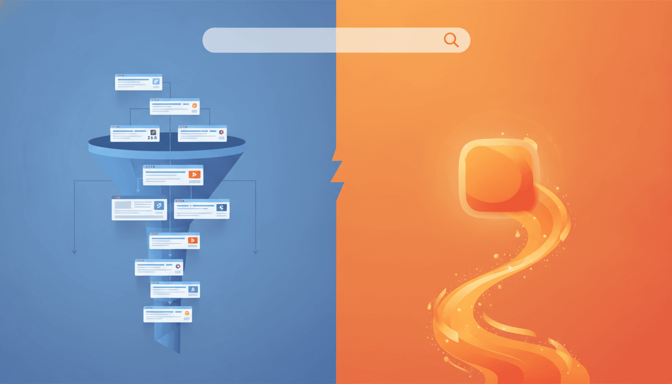 Hero image for AI Search vs Traditional Google Search: The Fundamental Differences Every Marketer Must Understand - AI search vs Google search and generative search vs traditional SEO