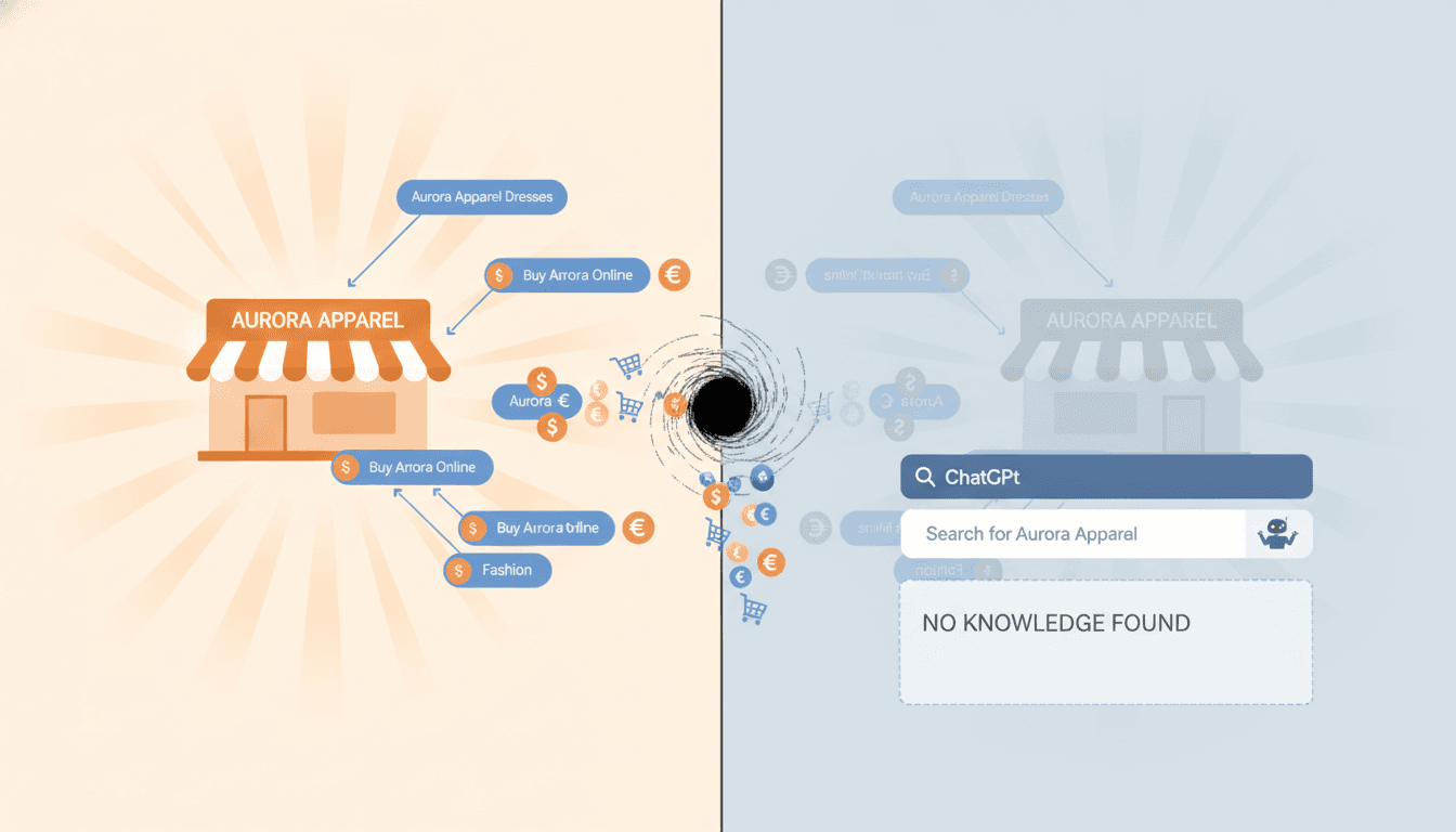 Hero image for AI Training Data Gaps: Why 80% of E-Commerce Brands Are Missing from ChatGPT's Knowledge Base - AI training data gaps and why brands invisible to ChatGPT