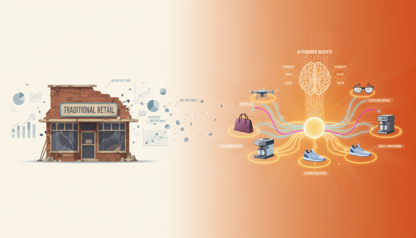 Hero image for An Introduction to AI Search Analytics: Measuring E-Commerce Brand Performance Beyond Traditional Metrics - AI search analytics and e-commerce performance metrics