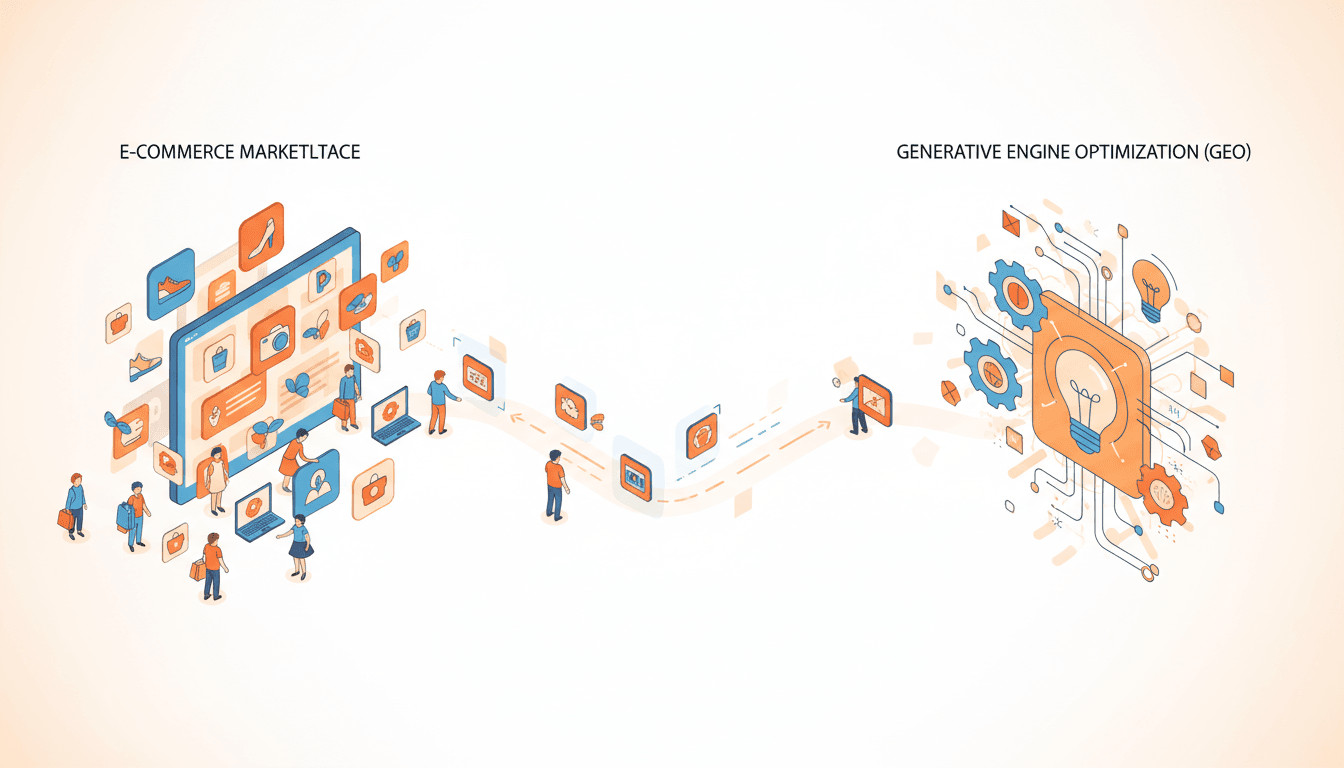 Hero image for Getting Started with Generative Engine Optimization (GEO) for New E-Commerce Brands - Generative Engine Optimization basics and GEO for e-commerce beginners