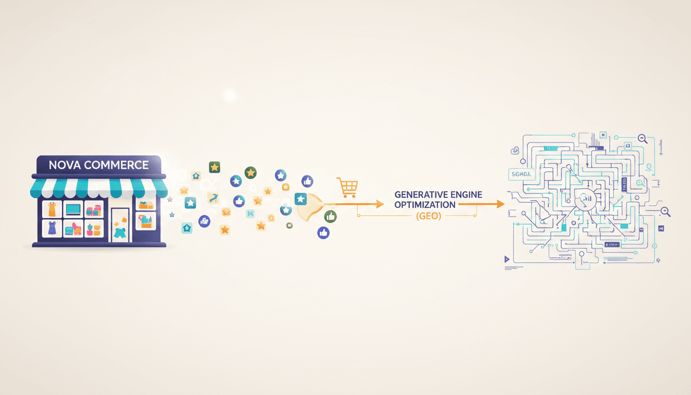 Hero image for Getting Started with GEO: Essential Steps for New E-Commerce Brands to Appear in AI Recommendations - GEO for beginners and AI search visibility setup