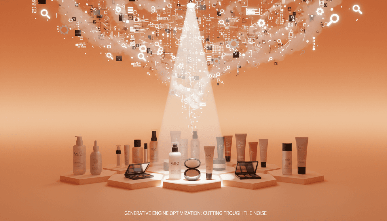 Hero image for How Emerging Beauty Brands Can Break Through AI Search Noise with Generative Engine Optimization - emerging beauty brand AI and generative engine optimization beauty