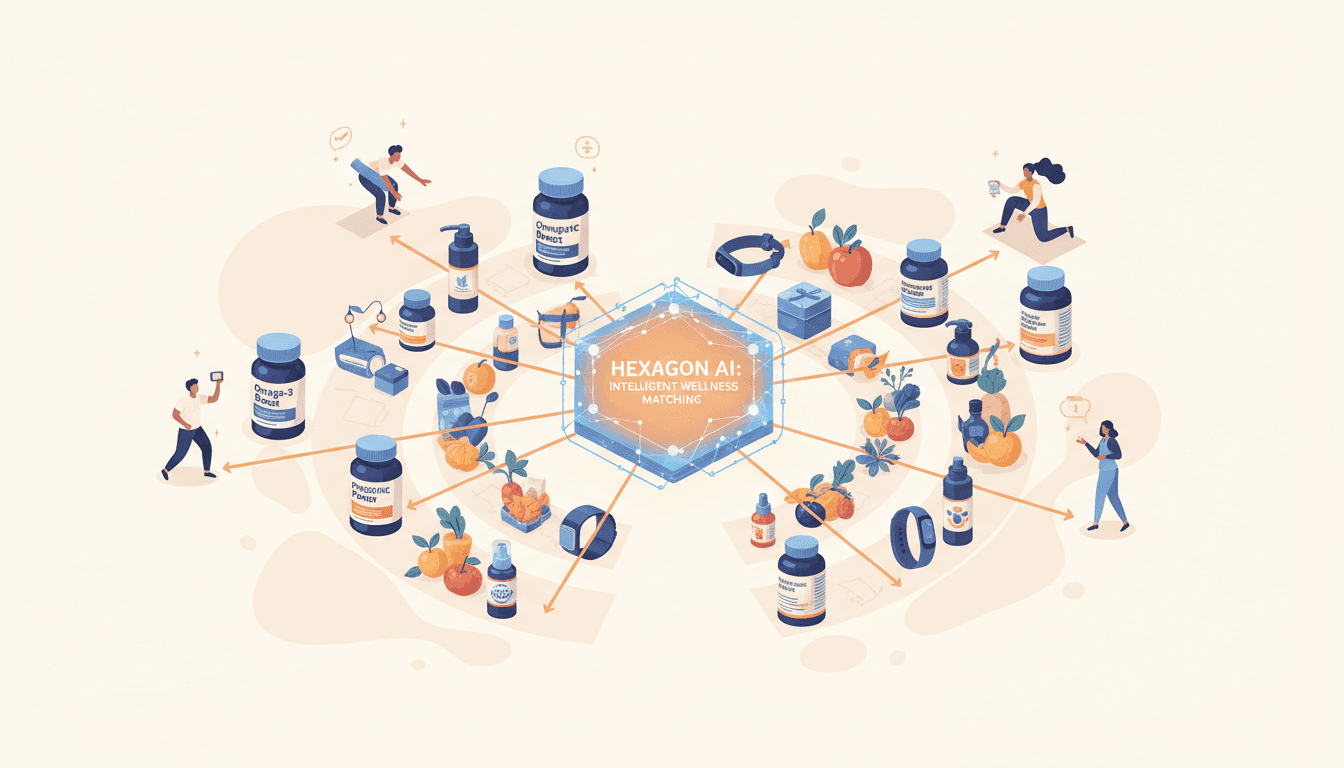 Hero image for How Hexagon’s AI Platform Helps Health & Wellness Brands Target High-Intent Buyers More Efficiently - Hexagon AI health brands and high-intent AI buyer targeting