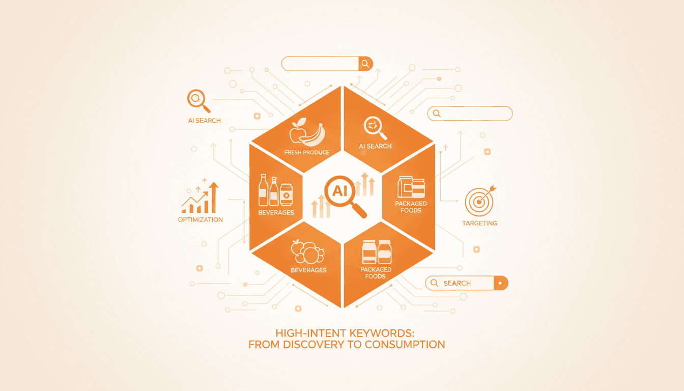 Hero image for How to Leverage Hexagon to Identify and Target High-Intent AI Search Keywords for Food & Beverage Brands - AI keyword research food and Hexagon AI insights food