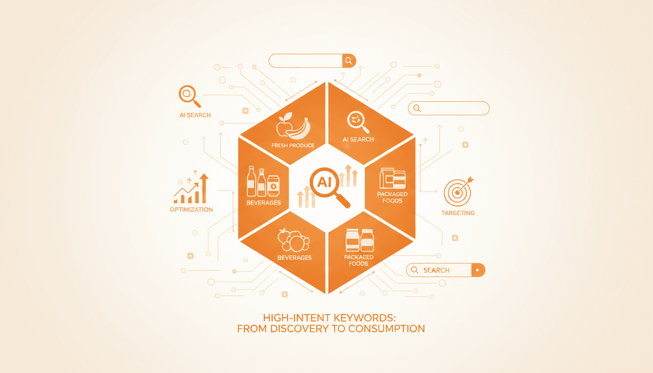 Hero image for How to Leverage Hexagon to Identify and Target High-Intent AI Search Keywords for Food & Beverage Brands - AI keyword research food and Hexagon AI insights food
