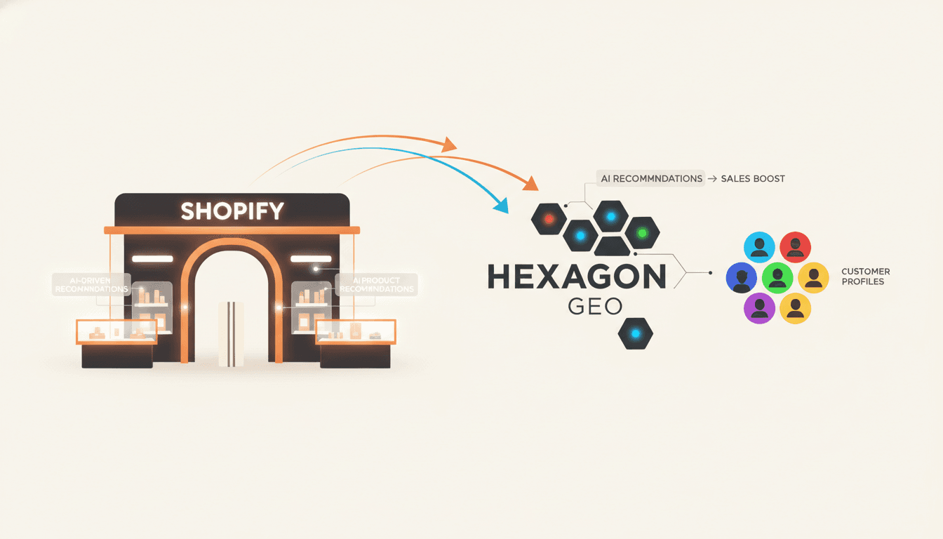 Hero image for Maximizing Shopify Store Sales by Integrating Hexagon’s GEO Platform for AI Recommendations - Shopify AI integration and GEO platform Shopify
