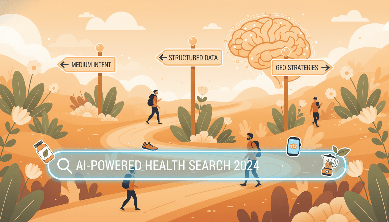 Hero image for Navigating Medium-Intent AI Search: Health & Wellness Brand Strategies for 2024 - medium intent AI search health and health and wellness GEO