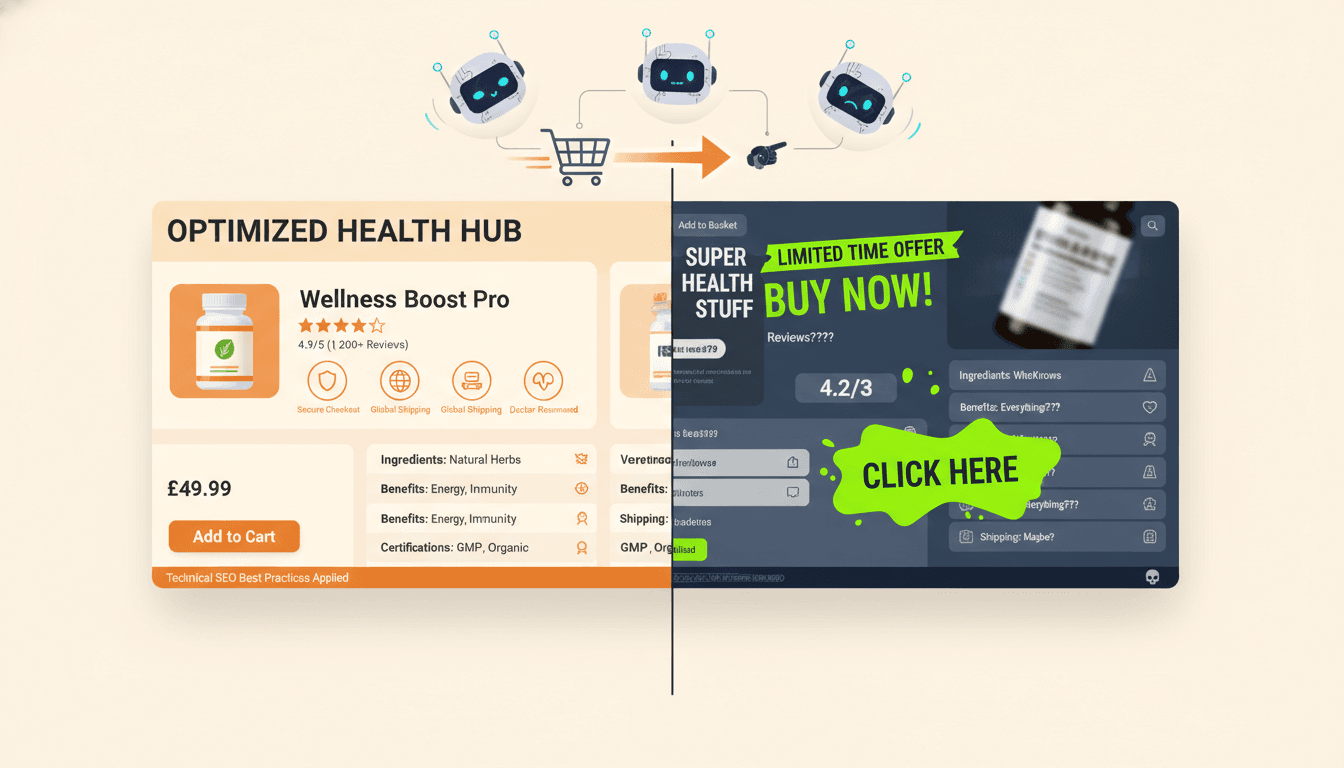 Hero image for Technical Best Practices for Structuring Medium-Intent AI Optimized Health & Wellness Product Pages - medium intent AI optimization and health product pages