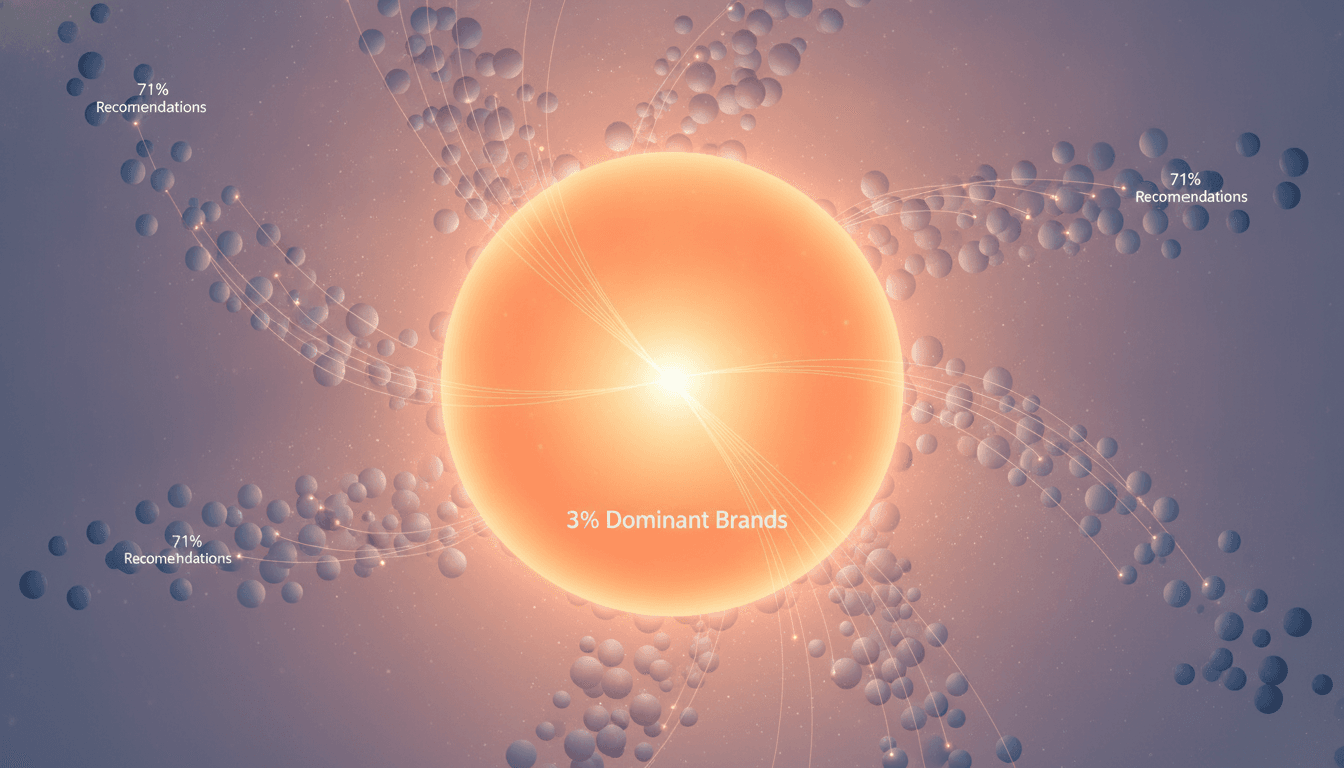 Hero image for The AI Citation Economy: How 3% of Brands Capture 71% of Generative Recommendations - AI citation economy and brand authority in generative search