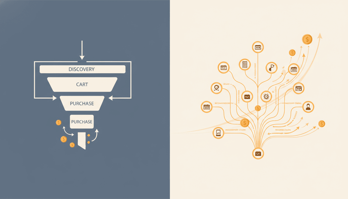 Hero image for The Economics of AI Search for E-Commerce: How Generative Recommendations Are Reshaping Revenue Models - economics of AI search and AI recommendations revenue impact