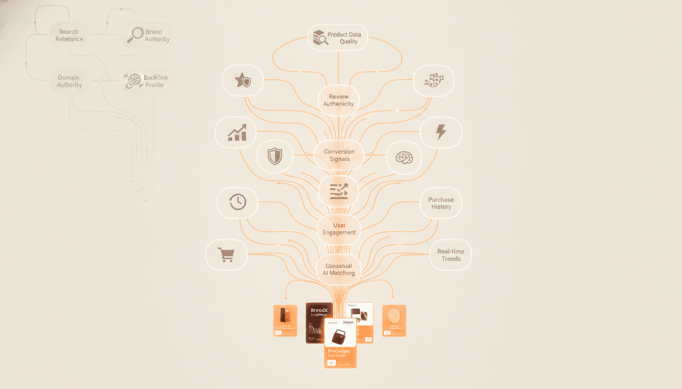 Hero image for Understanding AI Search Ranking Factors: What Actually Drives E-Commerce Brand Recommendations in 2026 - AI ranking factors and generative search signals