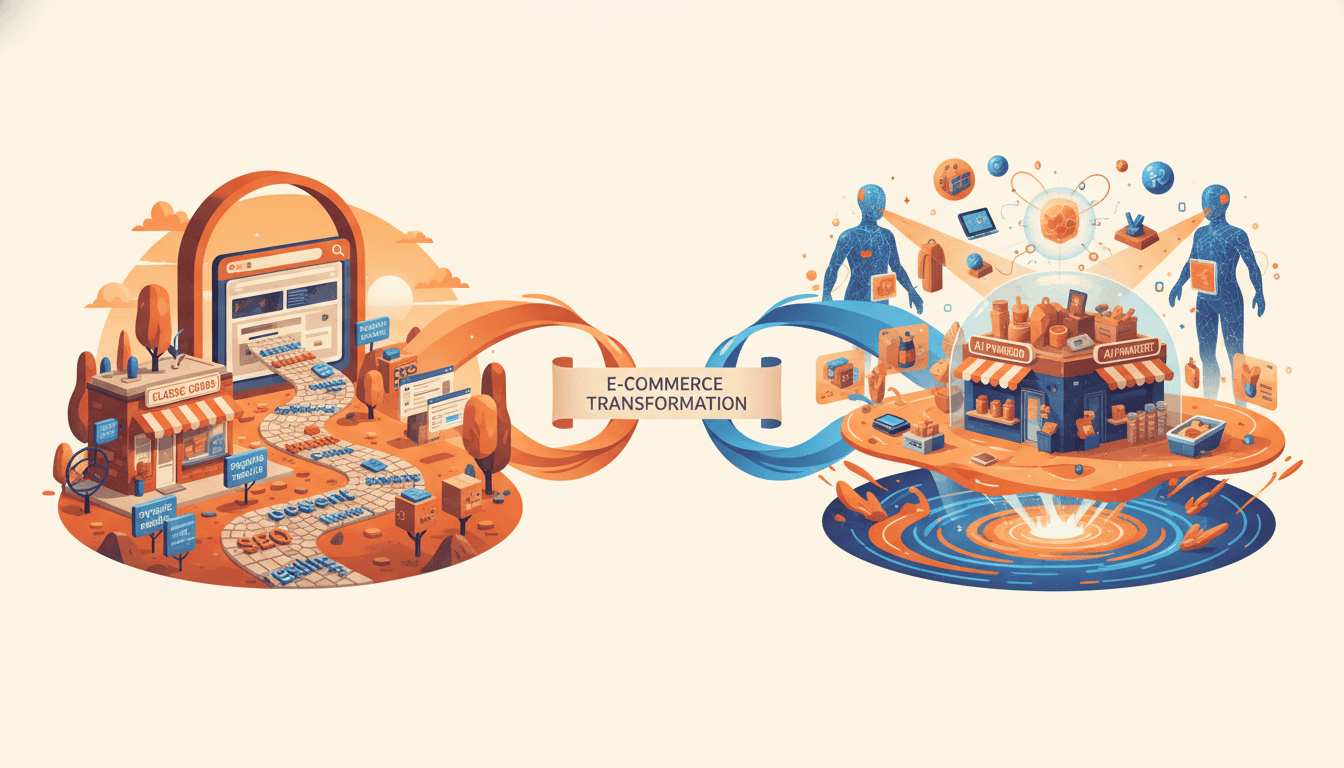 Hero image for Why AI Search Is More Than Just Another SEO Channel for E-Commerce - AI search vs SEO and new AI marketing channel