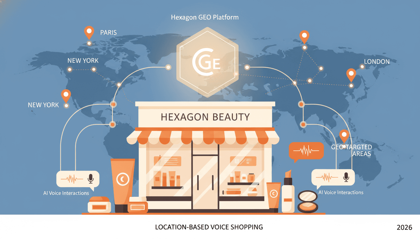 Hero image for Why Hexagon’s GEO Platform Is the Must-Have Tool for Beauty Brands Targeting AI Voice Shopping in 2026 - Hexagon beauty AI voice and GEO for voice shopping