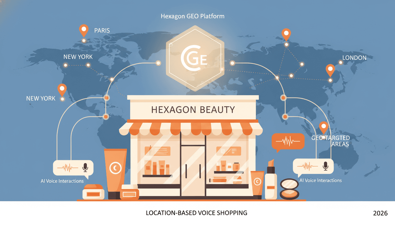 Hero image for Why Hexagon’s GEO Platform Is the Must-Have Tool for Beauty Brands Targeting AI Voice Shopping in 2026 - Hexagon beauty AI voice and GEO for voice shopping